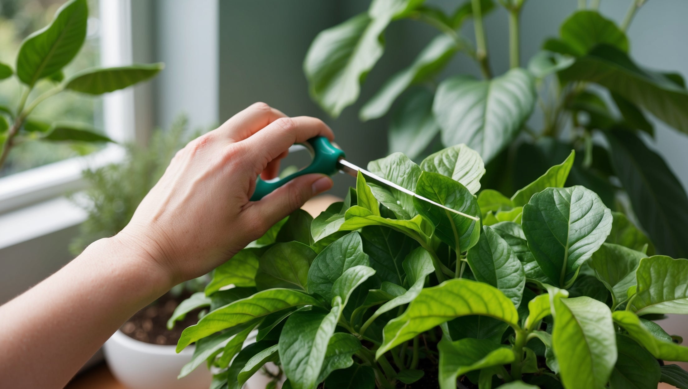 Cannabis Pflanze beschneiden