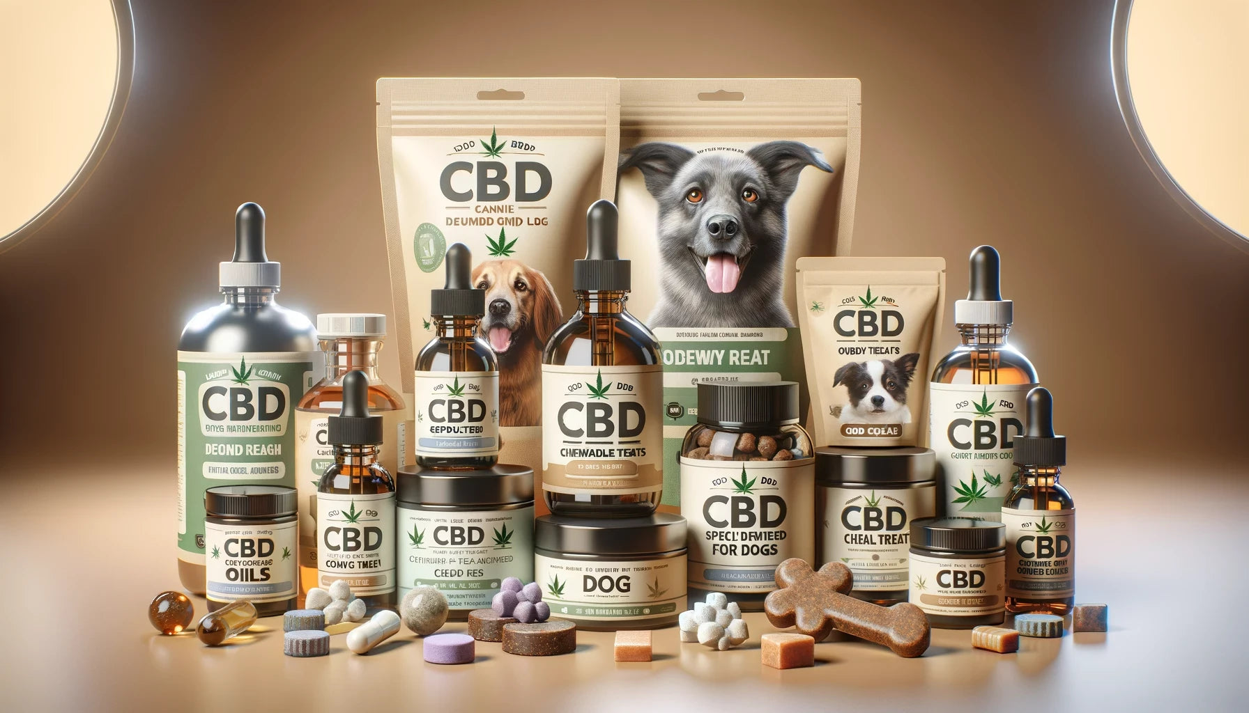 CBD Futter für Hunde mit Leckerlies