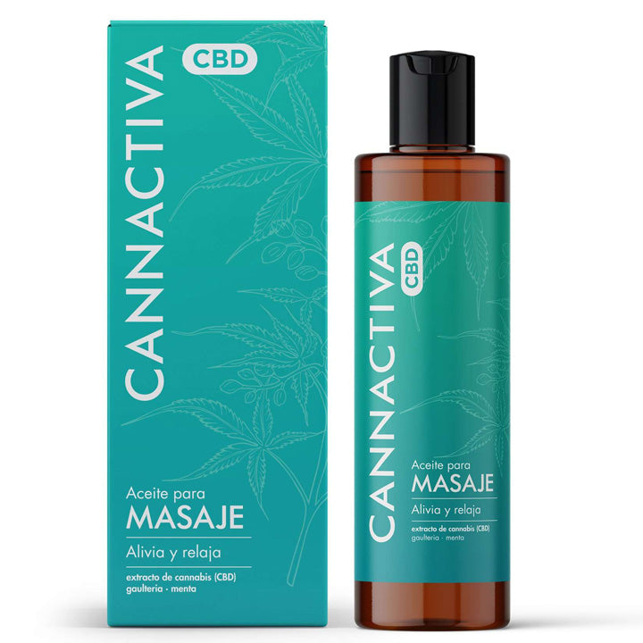 CANNACTIVA CBD MASSAGE OIL 200ML