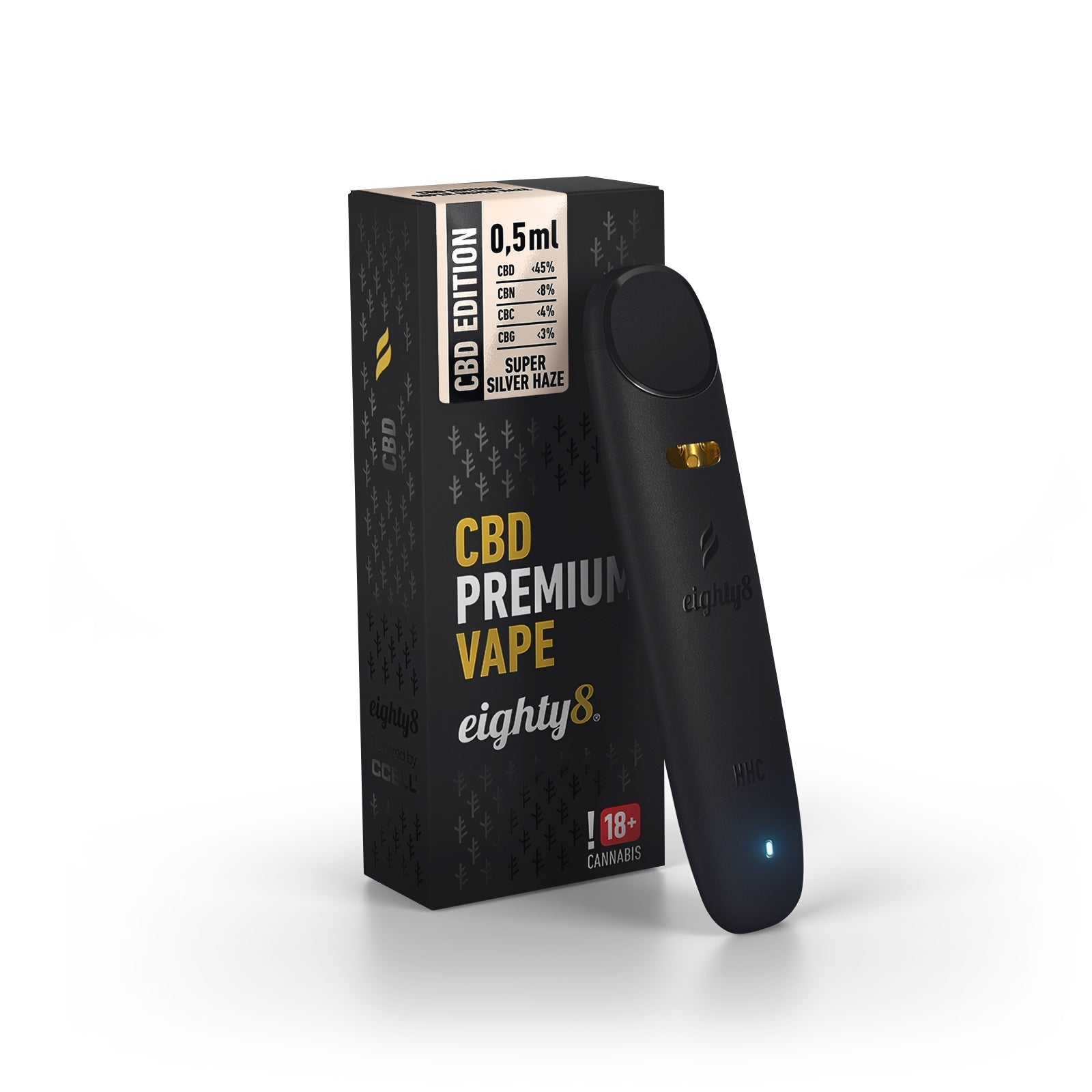 Eighty8 CBD Vape - Super Silver Haze