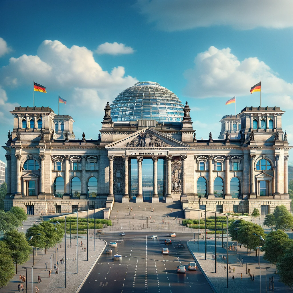 Blick auf den Reichstag in Berlin