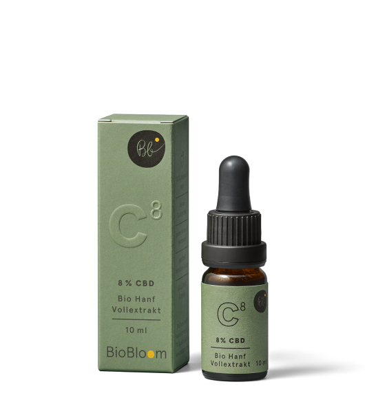 8% Organic CBD Oil - 10 ml