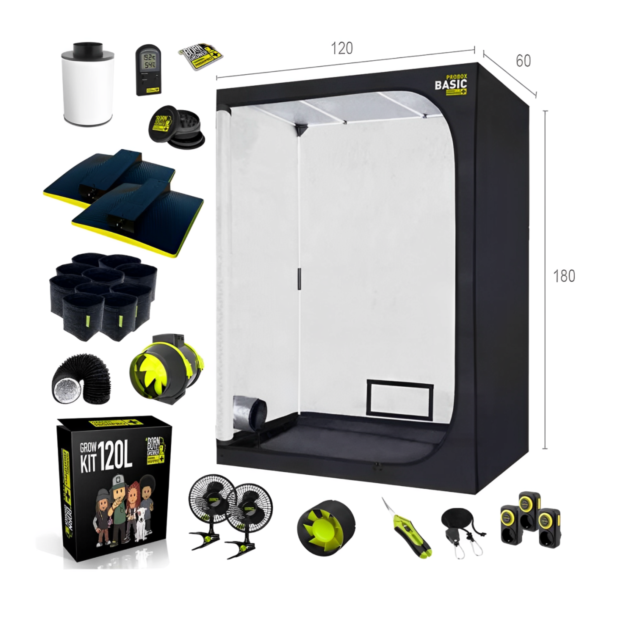 Growbox complete set 120x60 - Default Title
