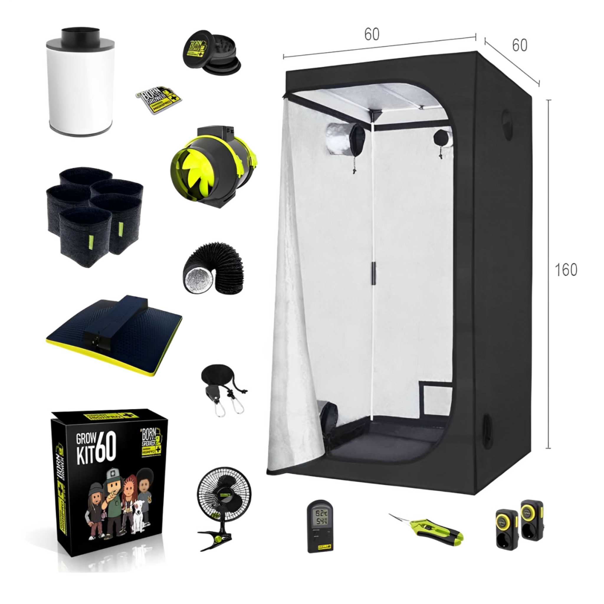Growbox complete set 60x60 - Default Title
