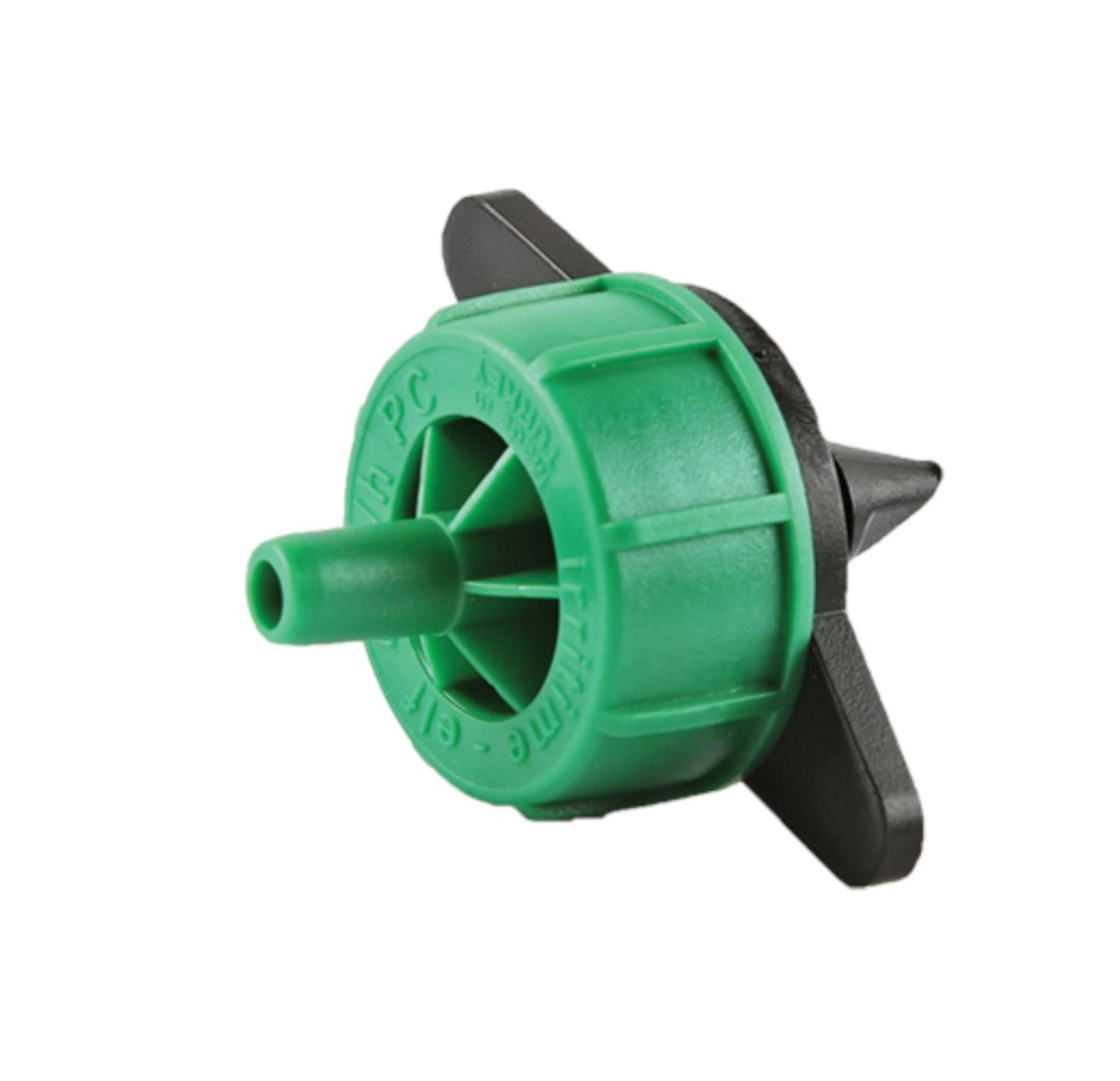 Pressure valve for irrigation spider and capillary hose