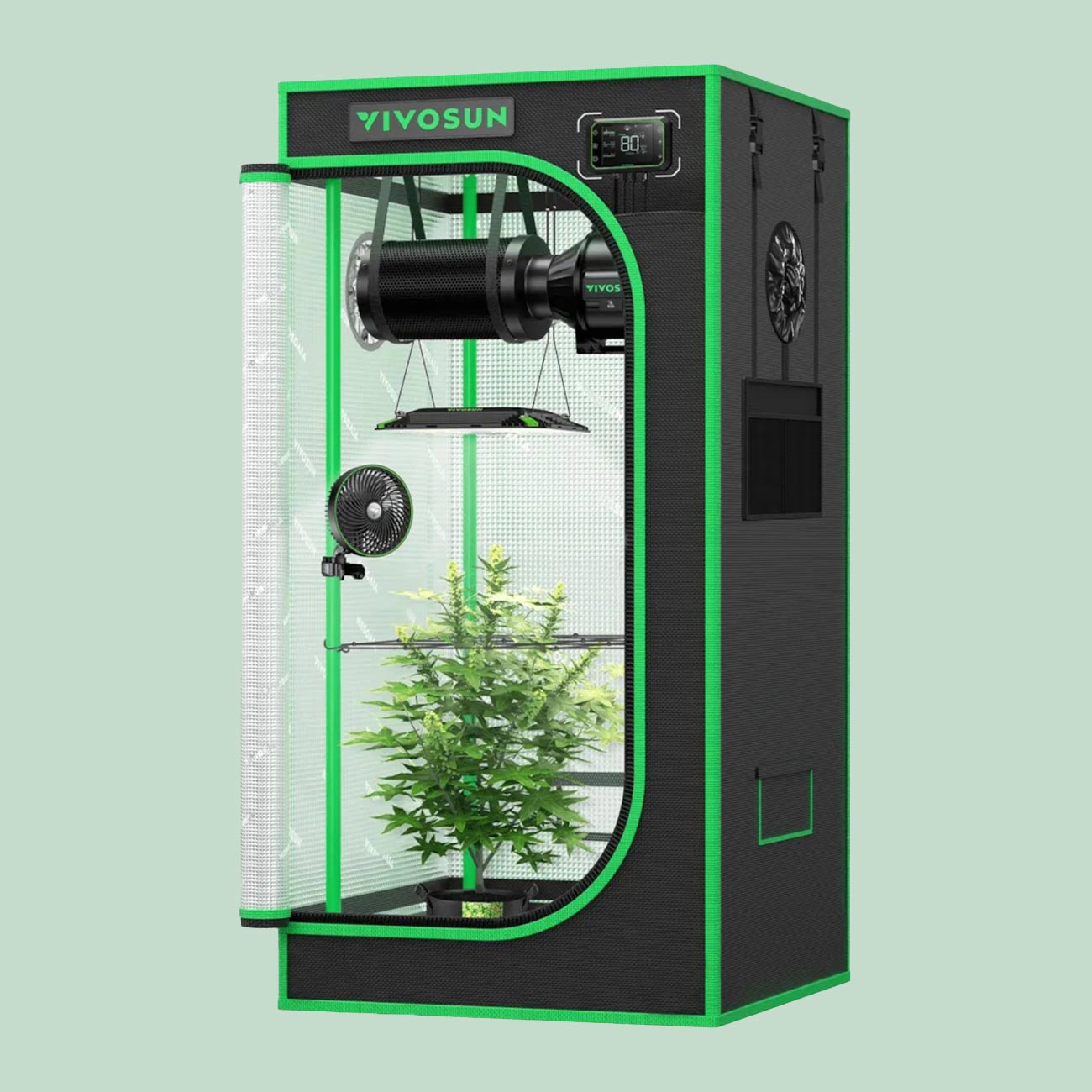 Growbox complete set 60x60x160