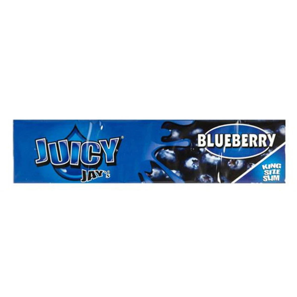Juicy Jay's Blueberry King Size Slim Papers 32 sheets with flavor