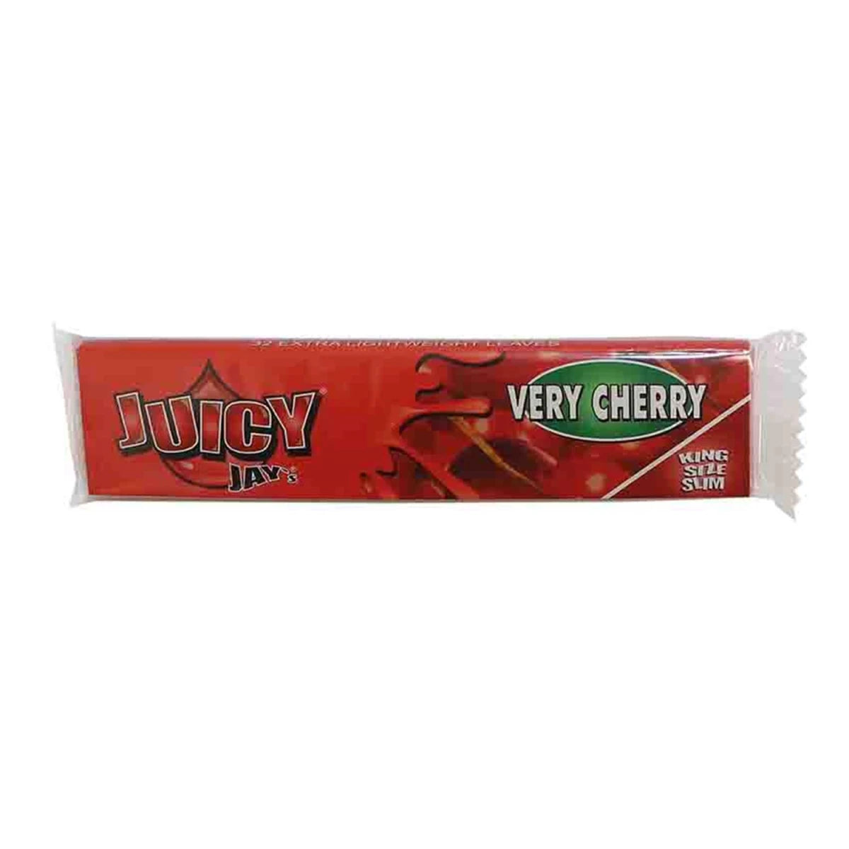 Juicy Jay's Very Cherry King Size Slim Papers 32 sheets with flavor