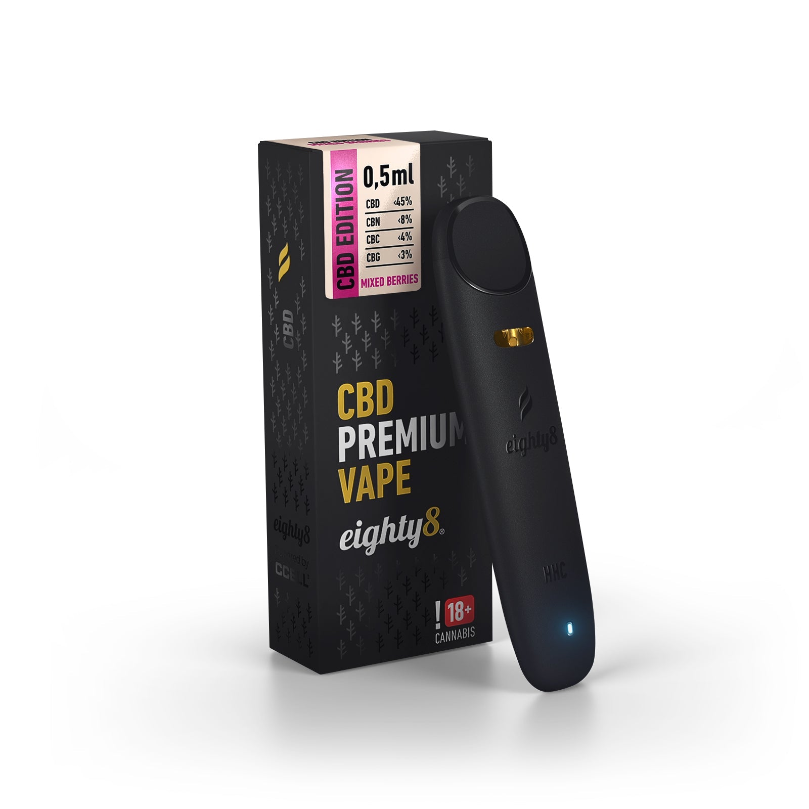 Eighty8 CBD Vape - Mixed Berries