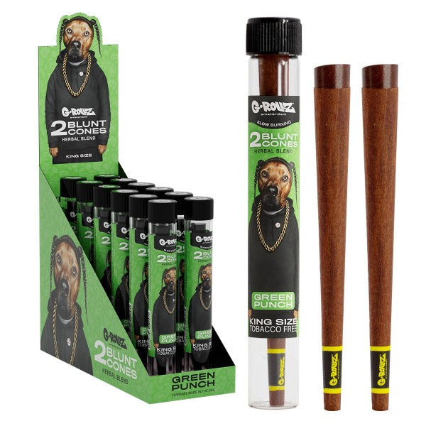 G-Rollz | Terpene Infused Herbal Blunt Cones 'Green Punch'