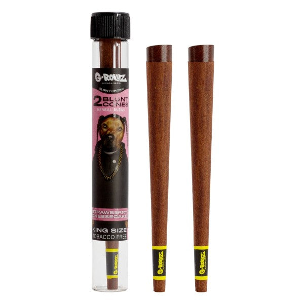 G-Rollz | Terpene Infused Herb Blunt Cones 'Strawberry Chee$ecake'