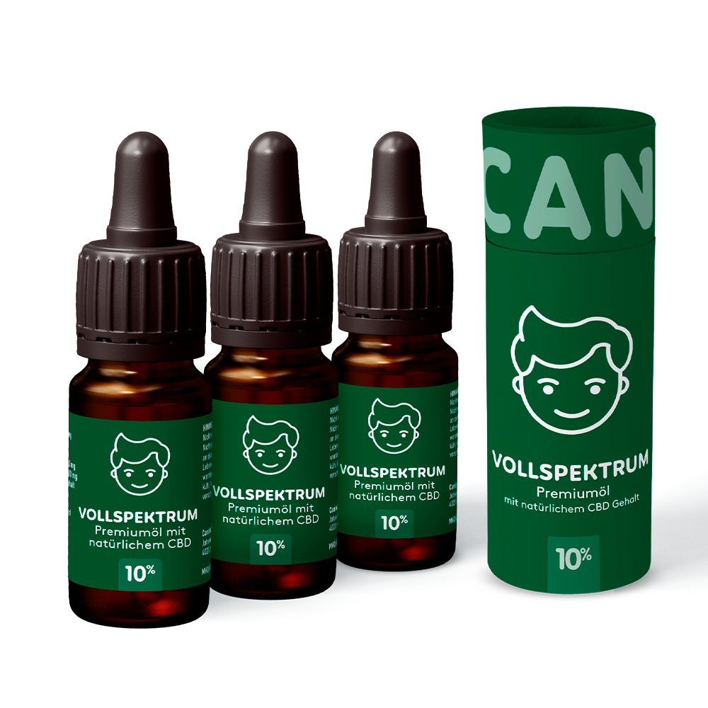 3x CBD oil 10% in a value pack