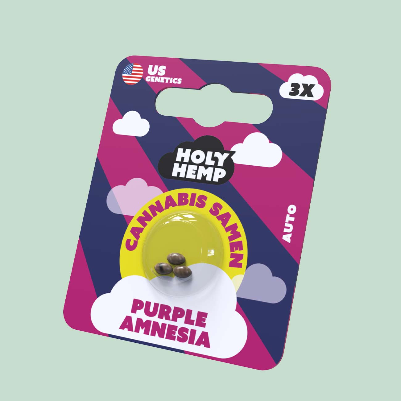 Purple Amnesia cannabis seeds