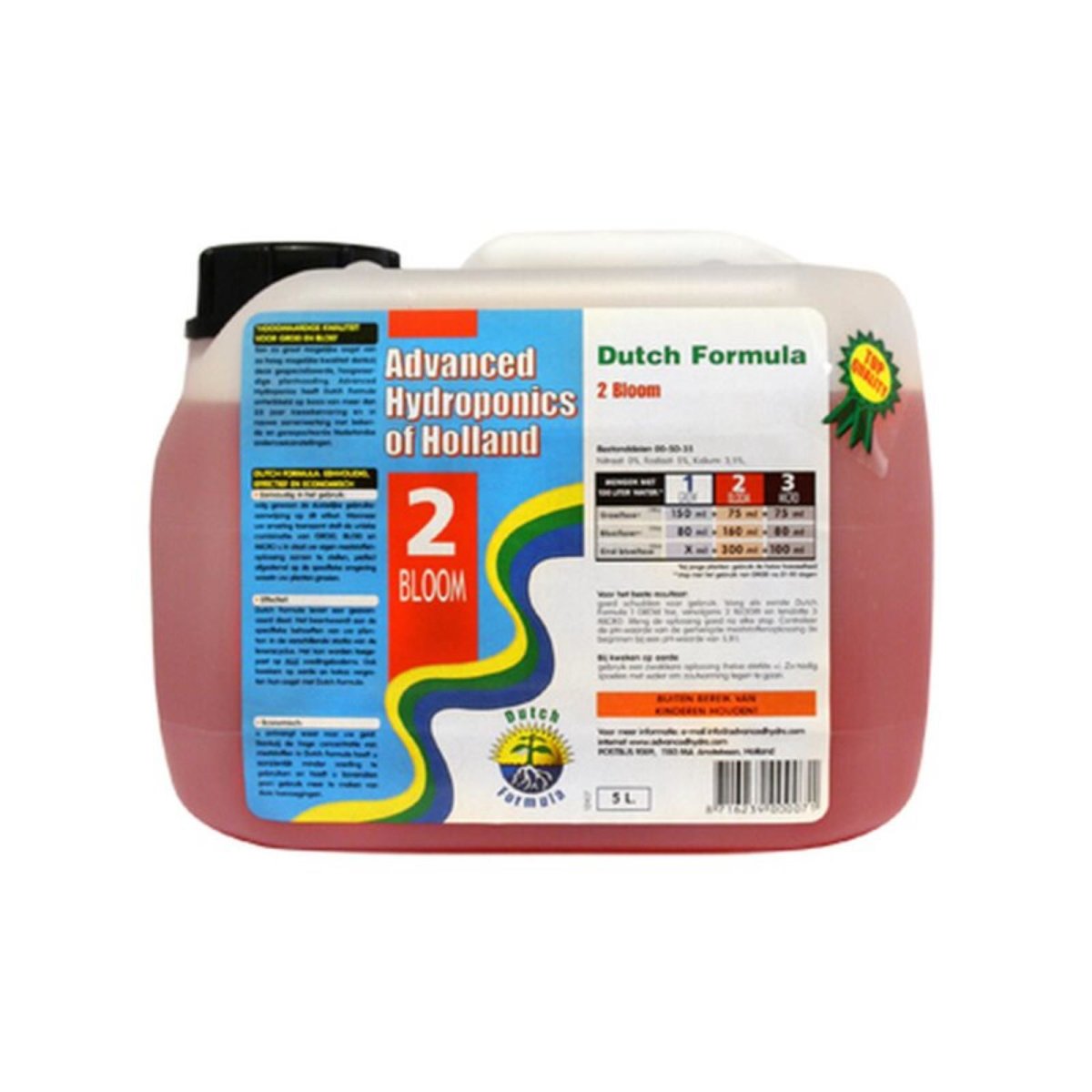 Advanced Hydroponics Dutch Formula Bloom 10 Liter