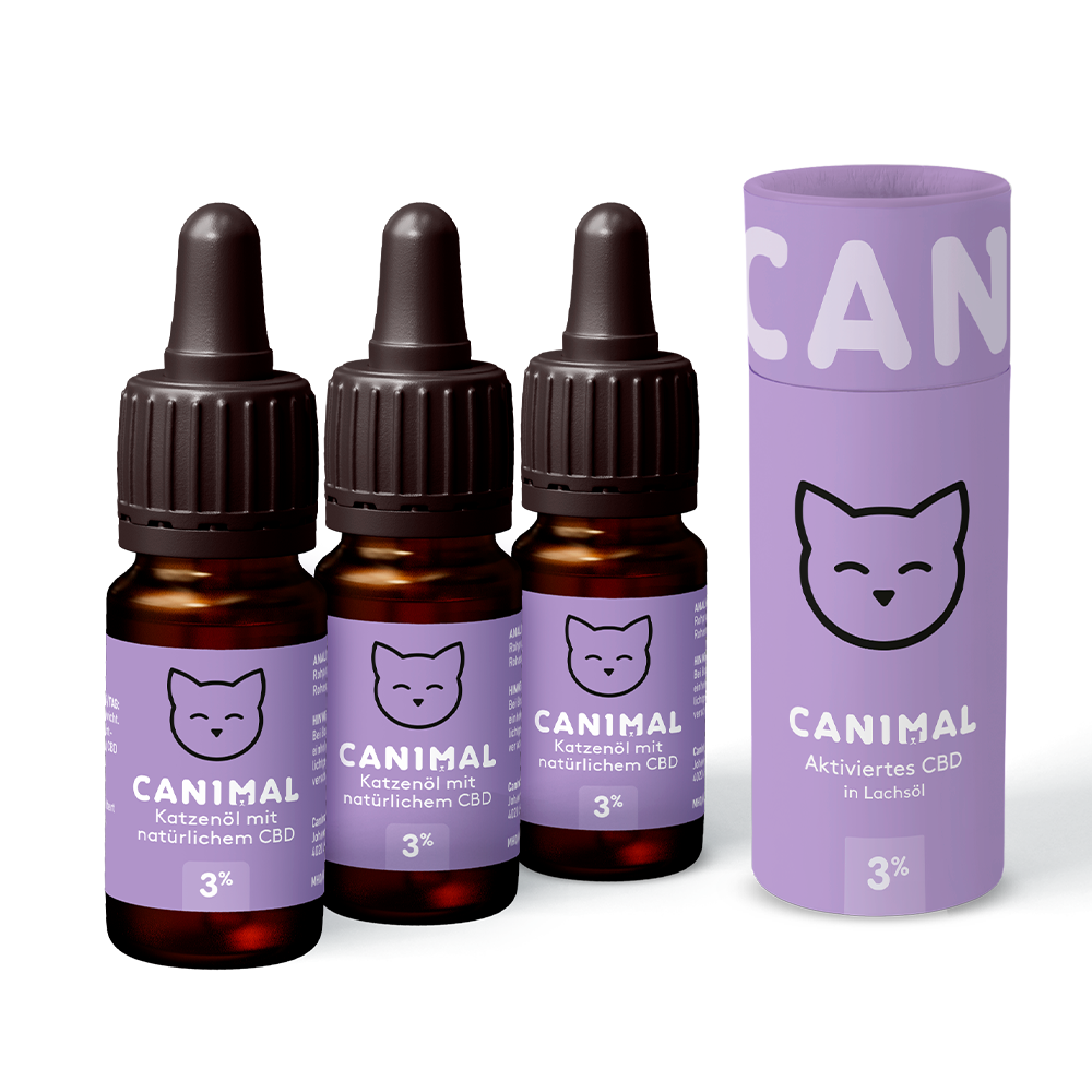 3x CBD Katzenöl 3%
