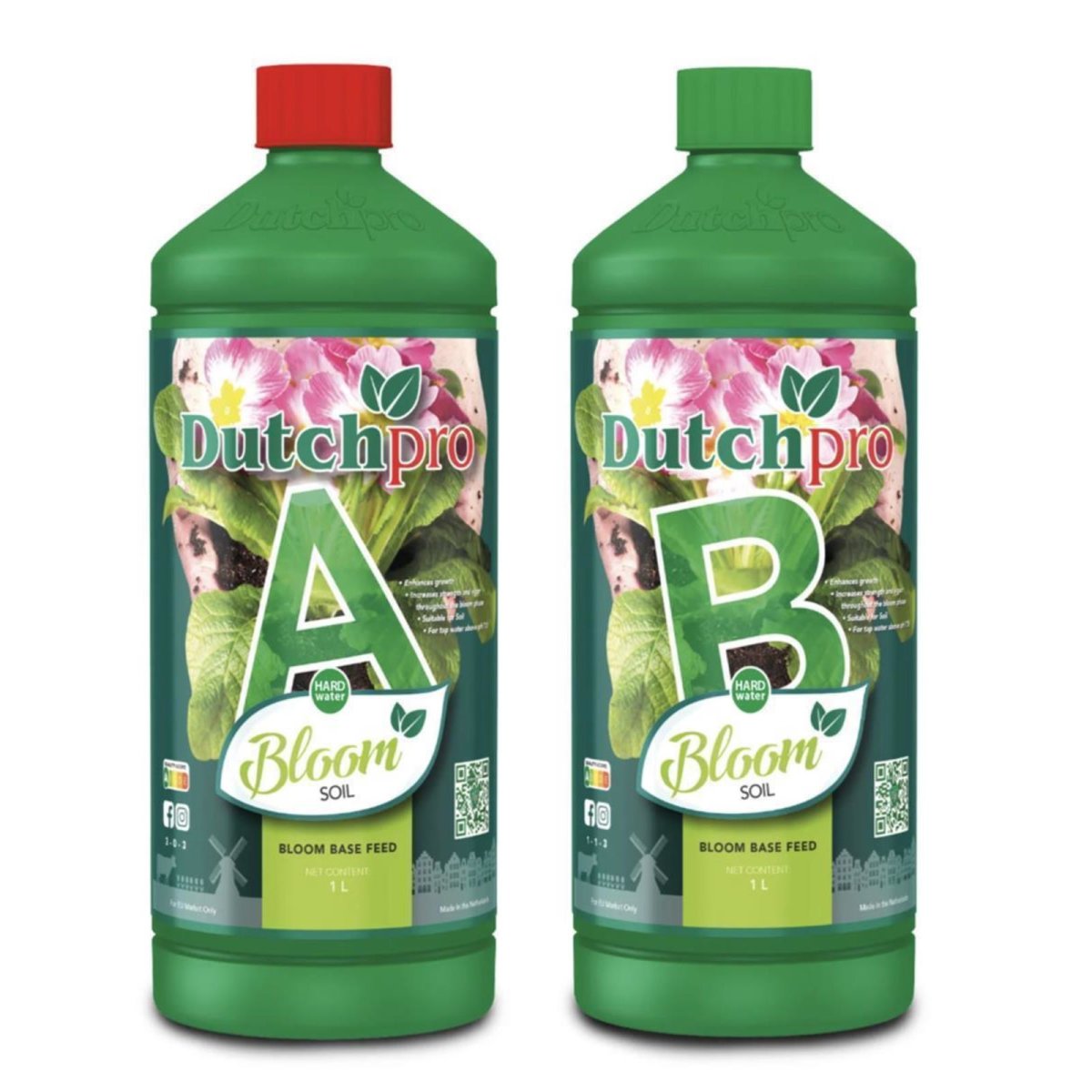 Dutchpro Bloom A+B Soil soft water 1 liter each