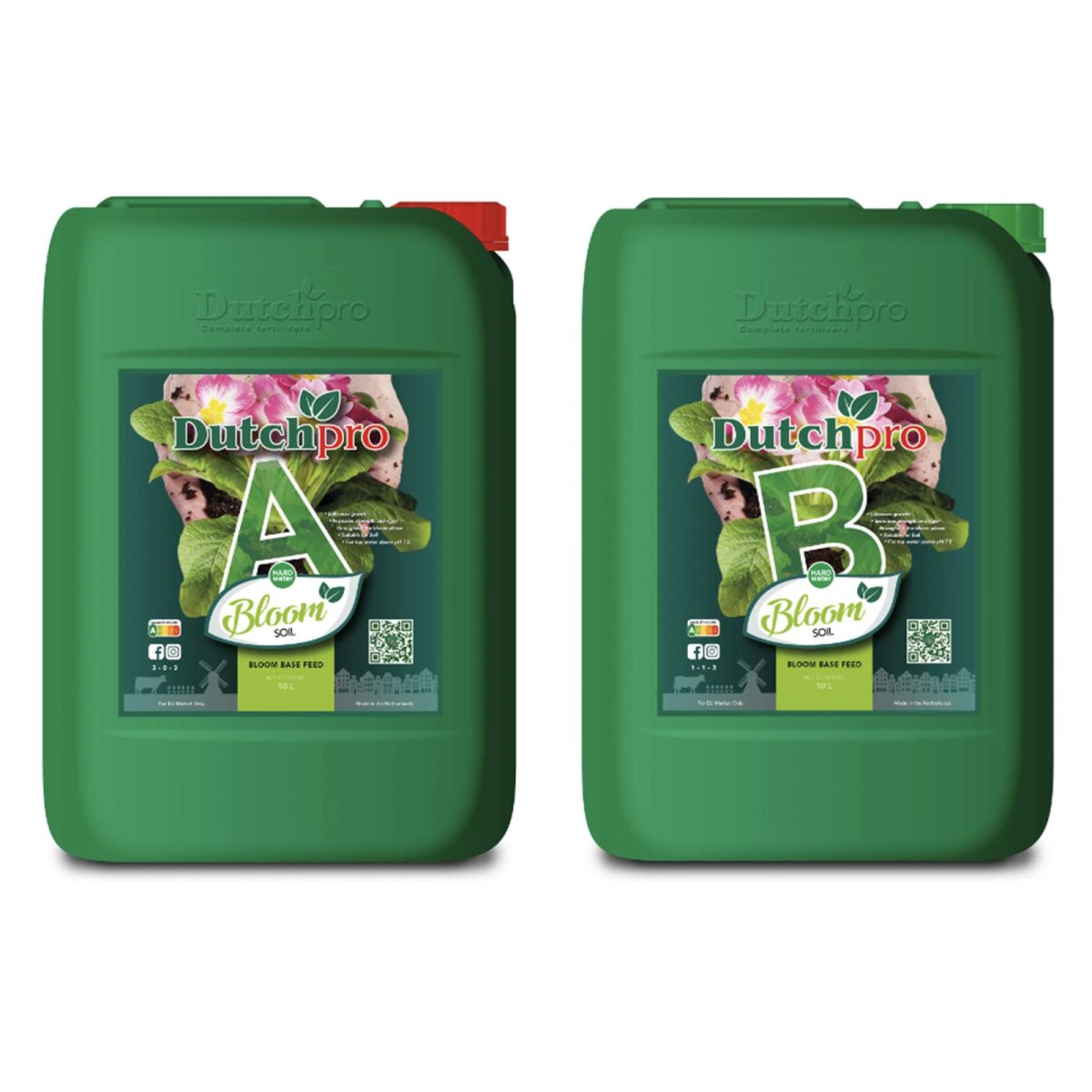 Dutchpro Bloom A+B Soil soft water 10 liters each
