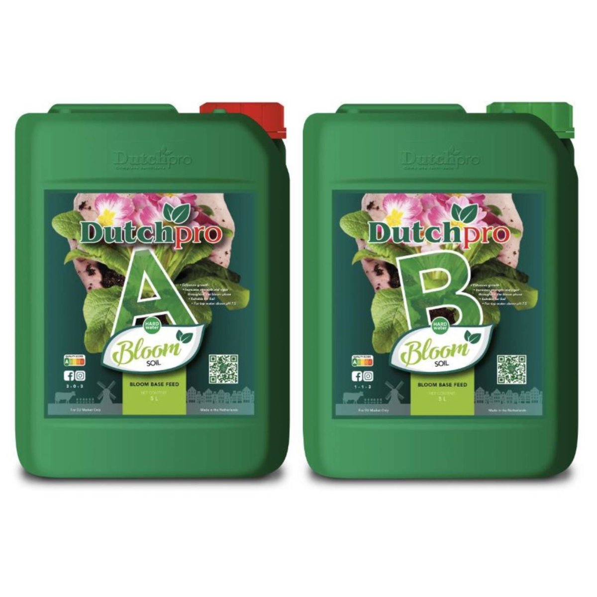 Dutchpro Bloom A+B Soil soft water 5 liters each