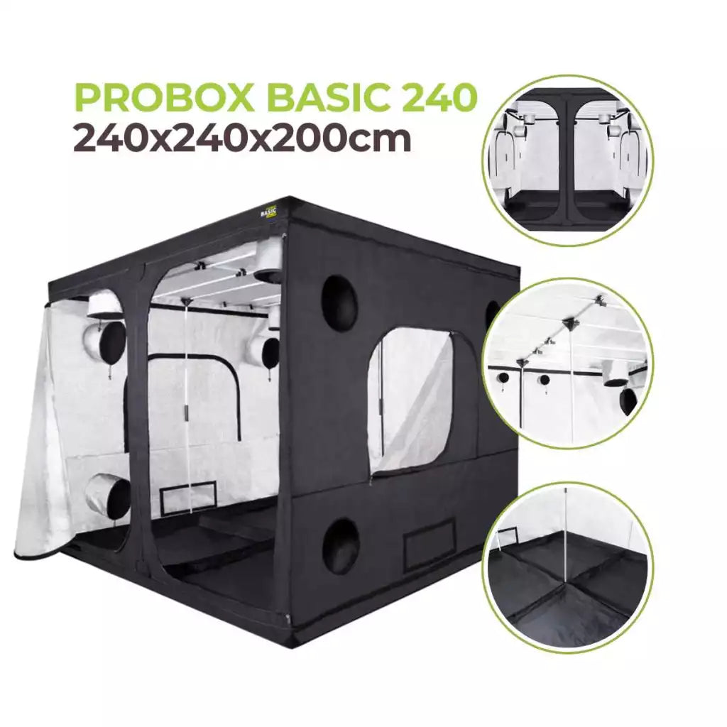 Growbox 240x240x200 cm | PROBOX BASIC 240 | Garden Highpro