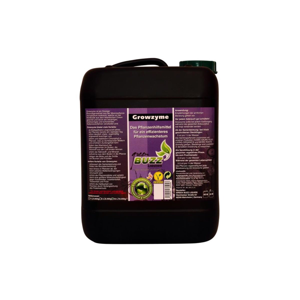 Green Buzz Liquids Growzyme 10 liters