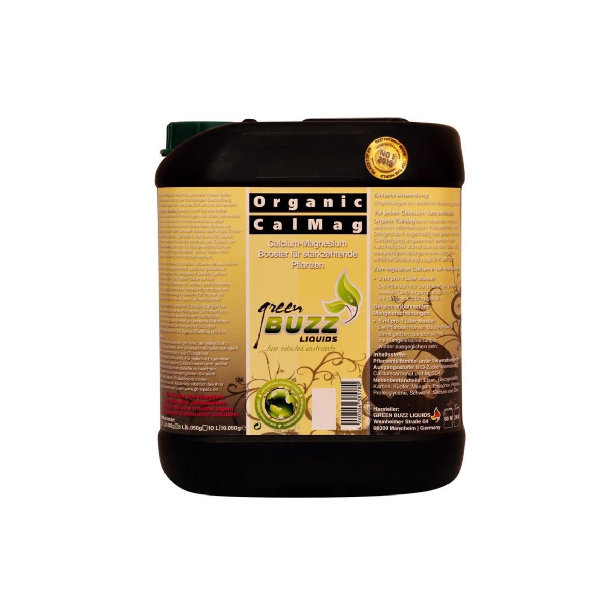 Green Buzz Liquids Organic CalMag 5 Liter