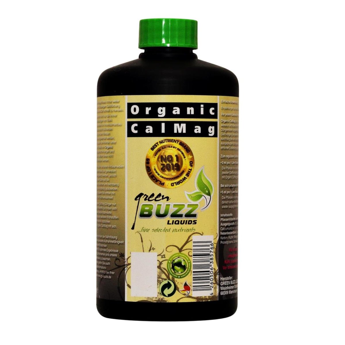 Green Buzz Liquids Organic CalMag 500 ml