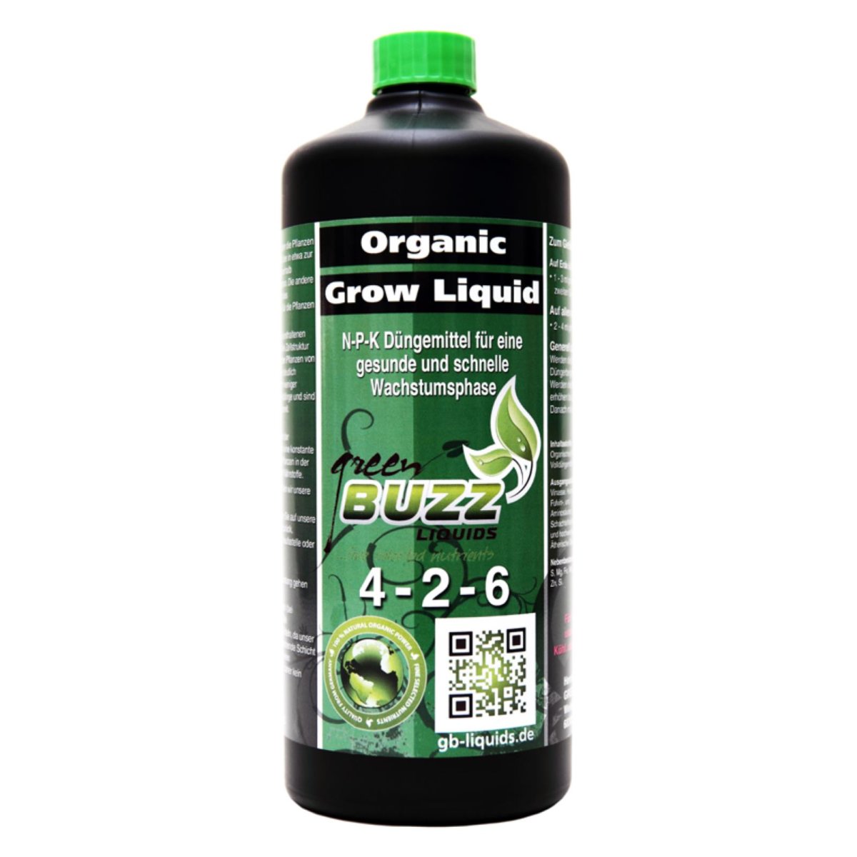 Green Buzz Liquids Organic Grow Liquid 1 Liter
