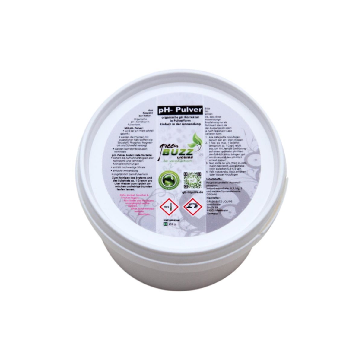 Green Buzz Liquids pH- Pulver 250 g
