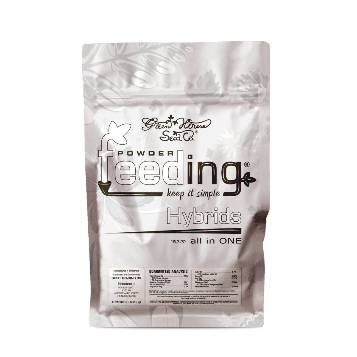 Green House Powder Feeding Hybrids 2.5kg