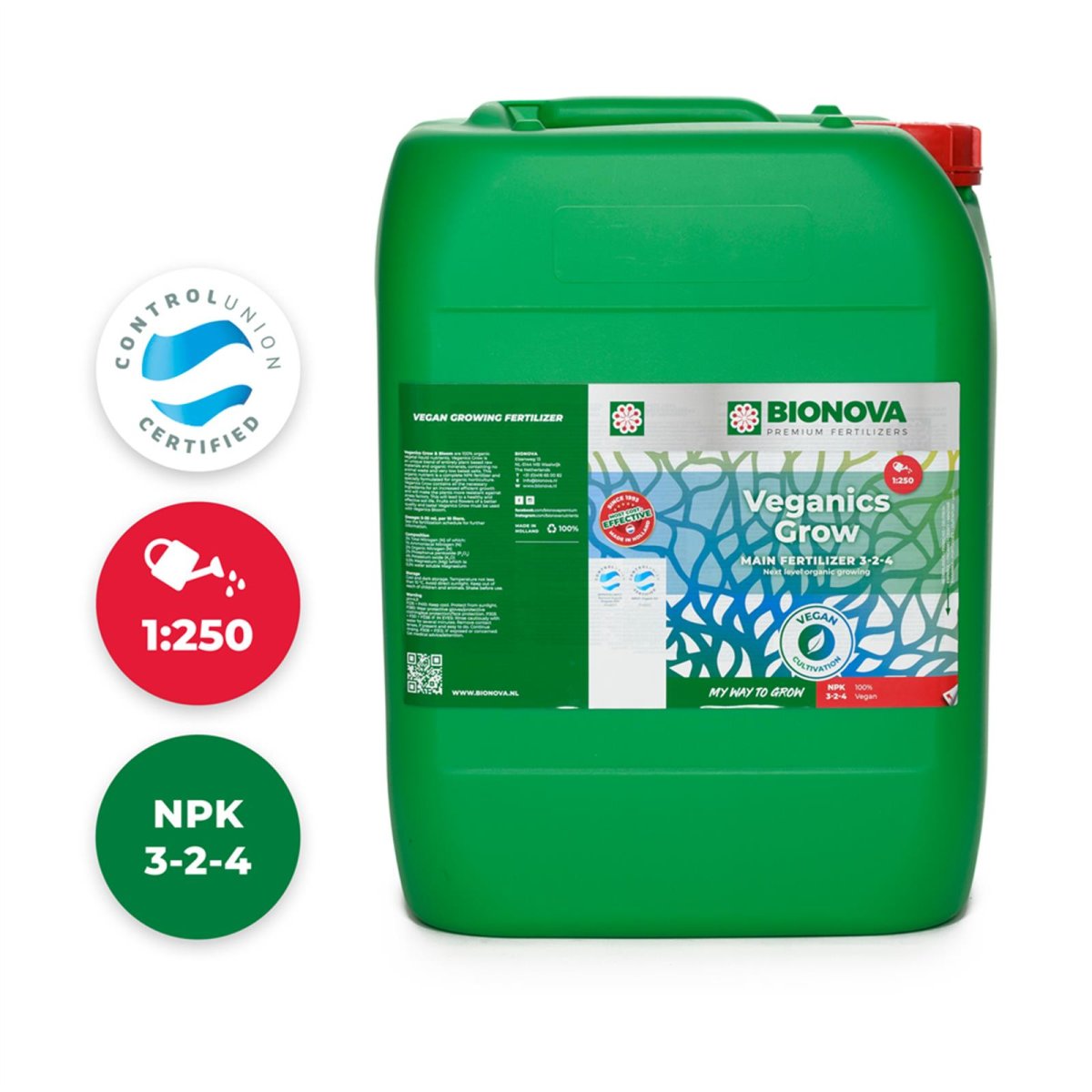 Bionova Veganics Grow 20 Liter