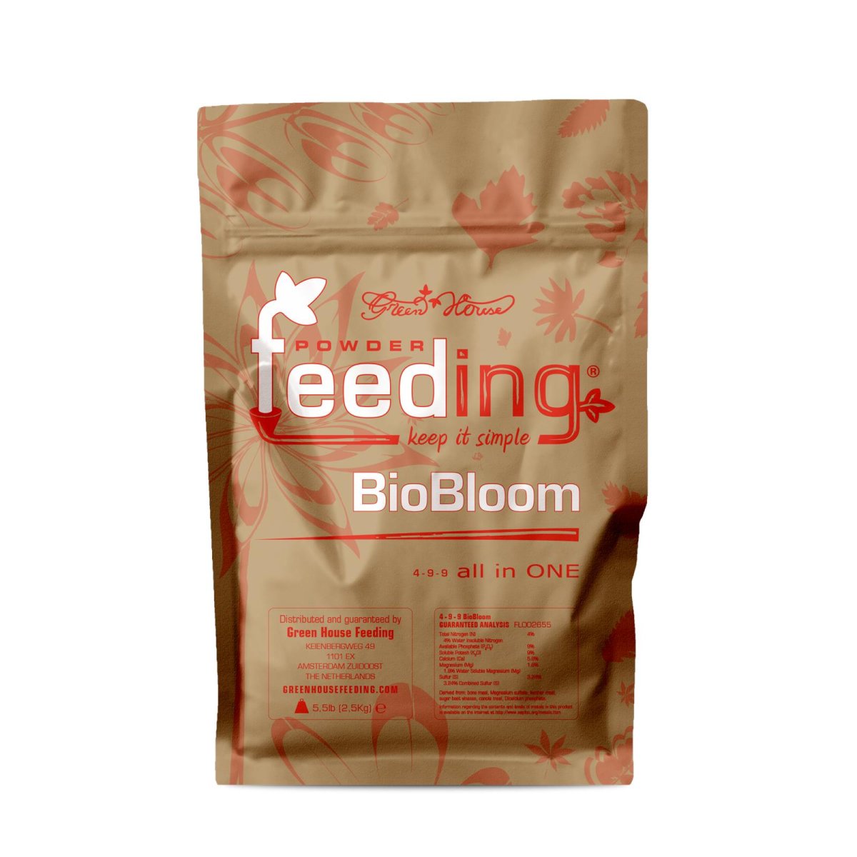 Green House Powder Feeding Bio Bloom 2,5 kg