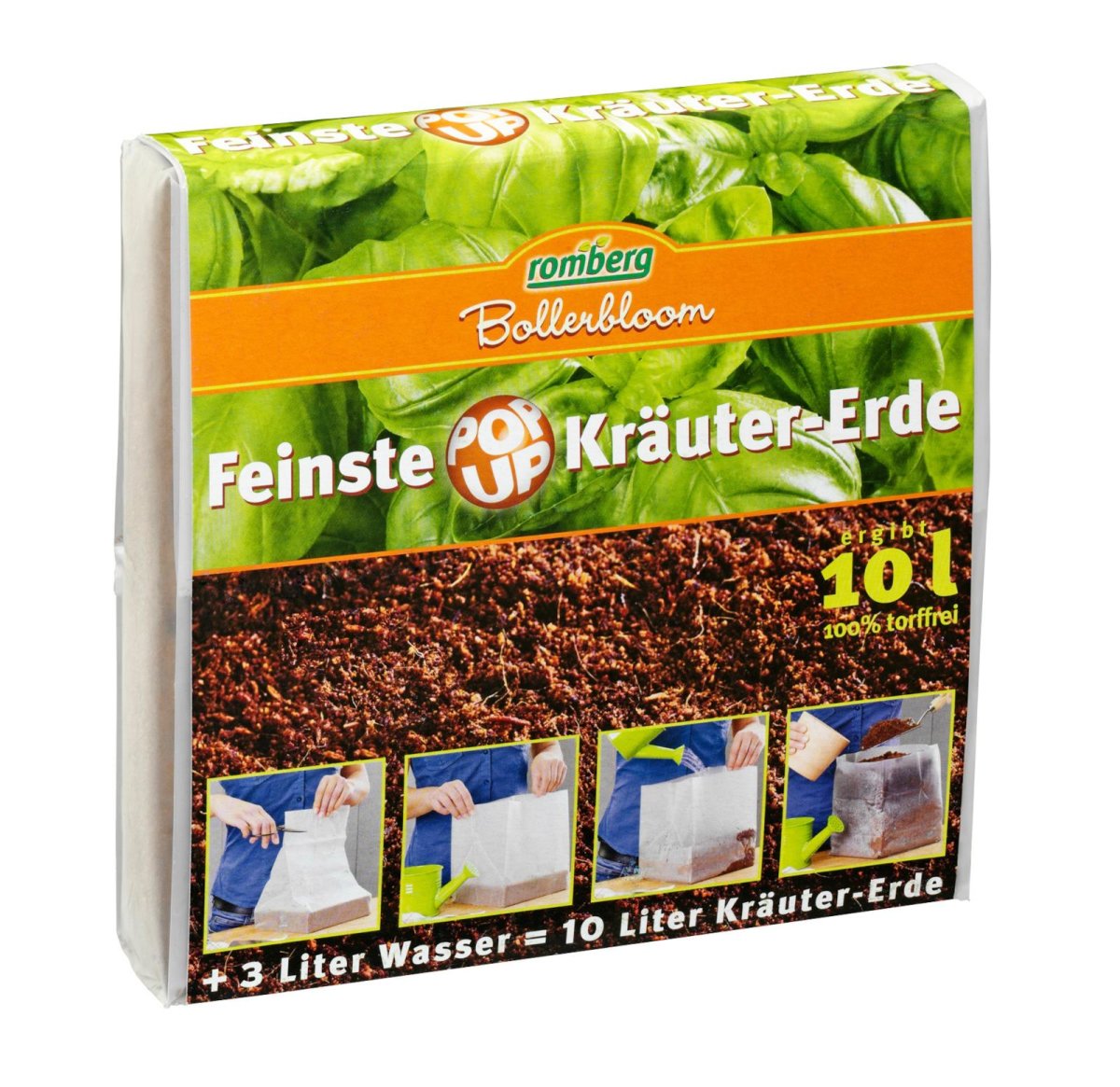 Finest Popup Herbs + Growing Soil 10L