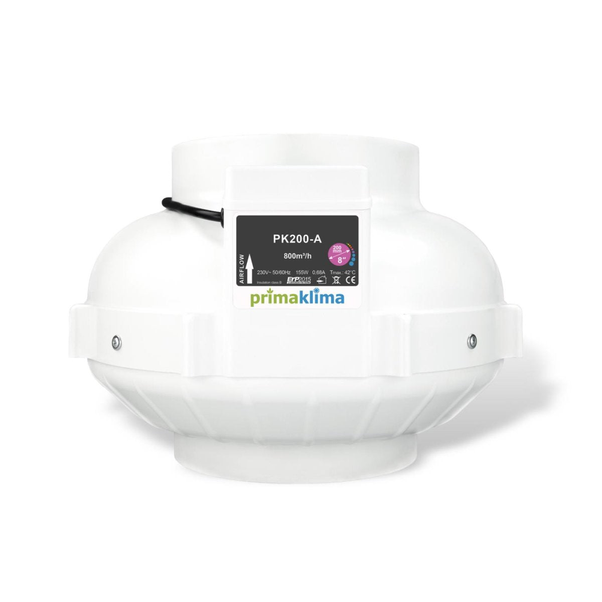 PrimaKlima PK200-A AC 800 m3/h 200 mm