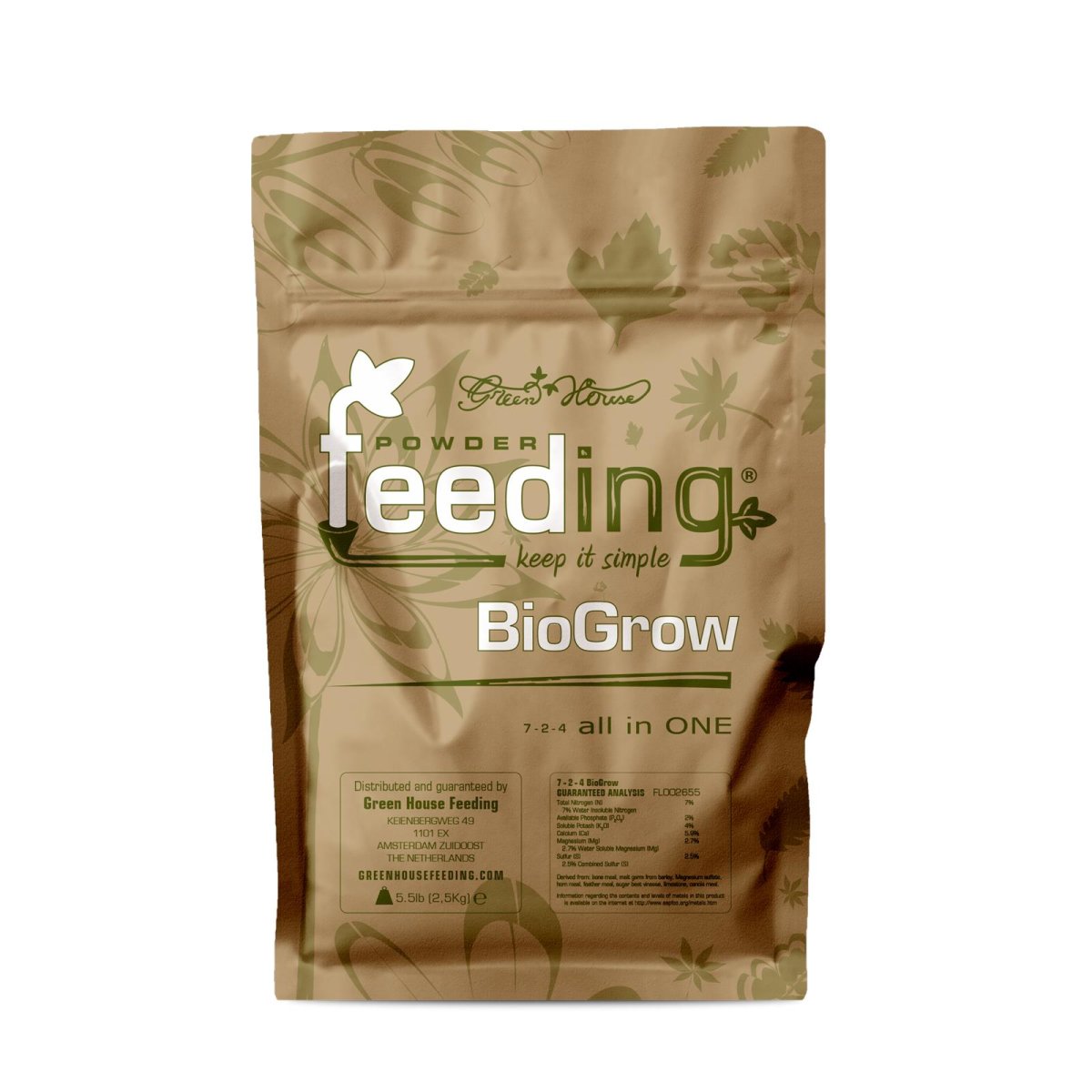 Green House Powder Feeding Bio Grow 2,5 kg
