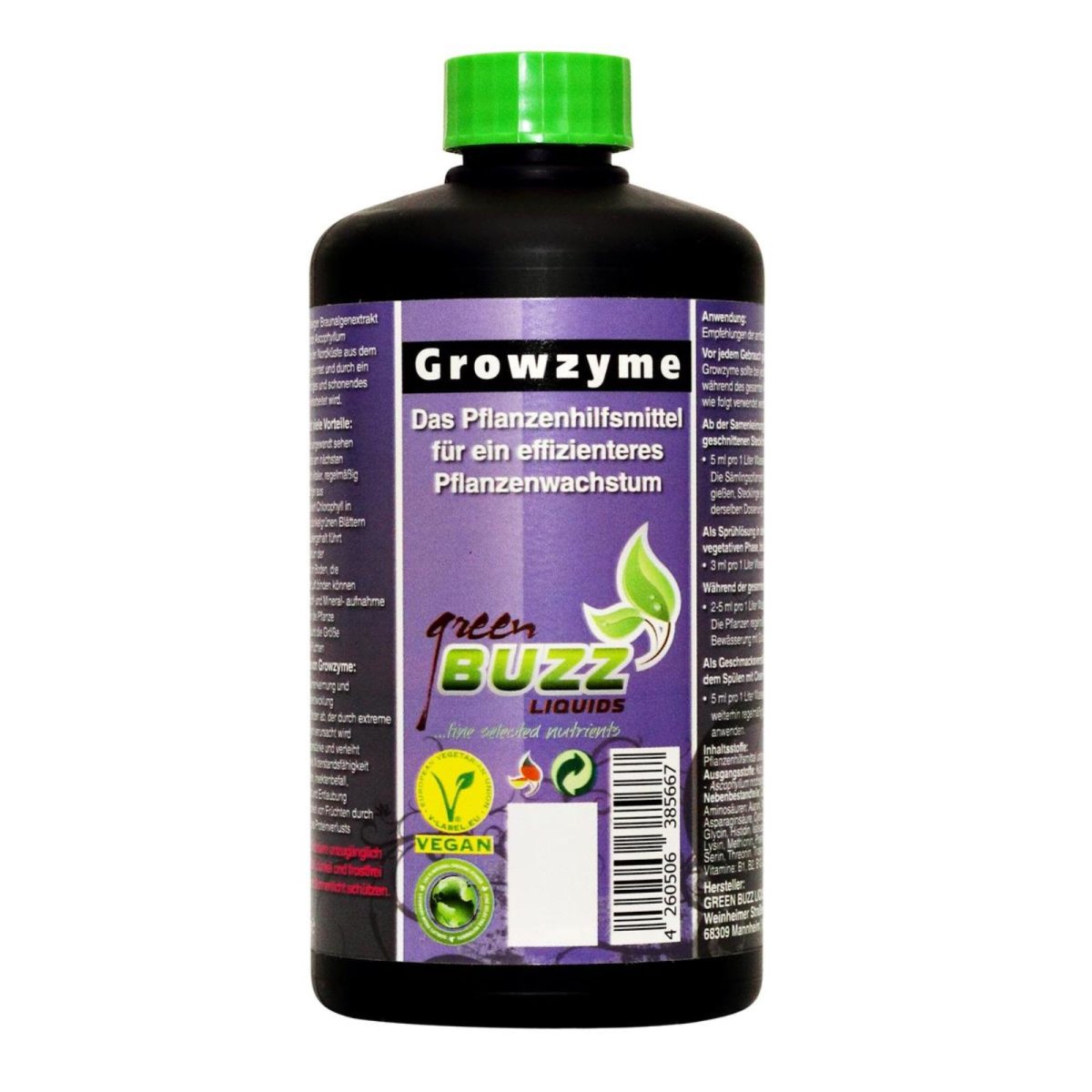 Green Buzz Liquids Growzyme 500 ml