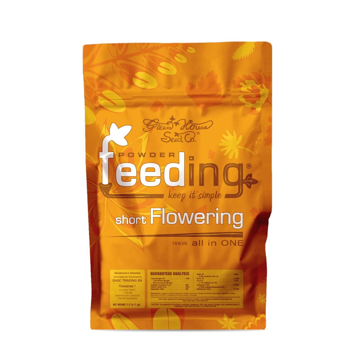 Green House Powder Feeding short Flowering 1 kg