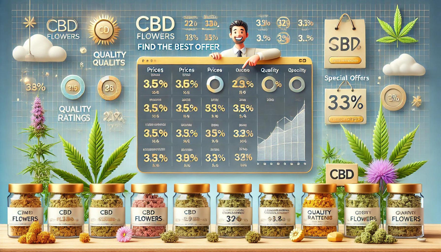 CBD Blüten Preisvergleich: Finde das beste Angebot