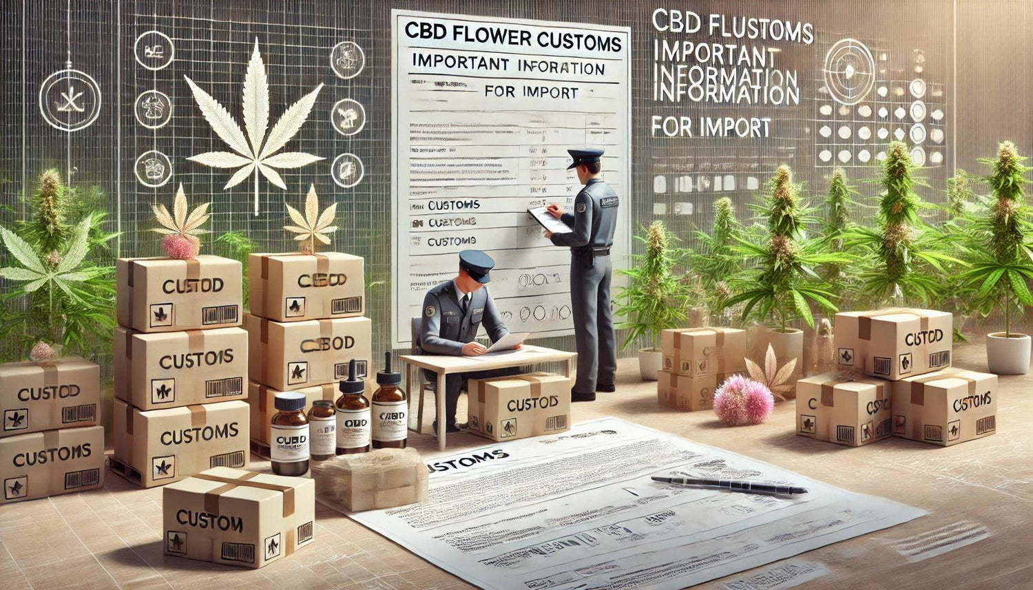 CBD Blüten Zoll: Wichtige Infos für den Import