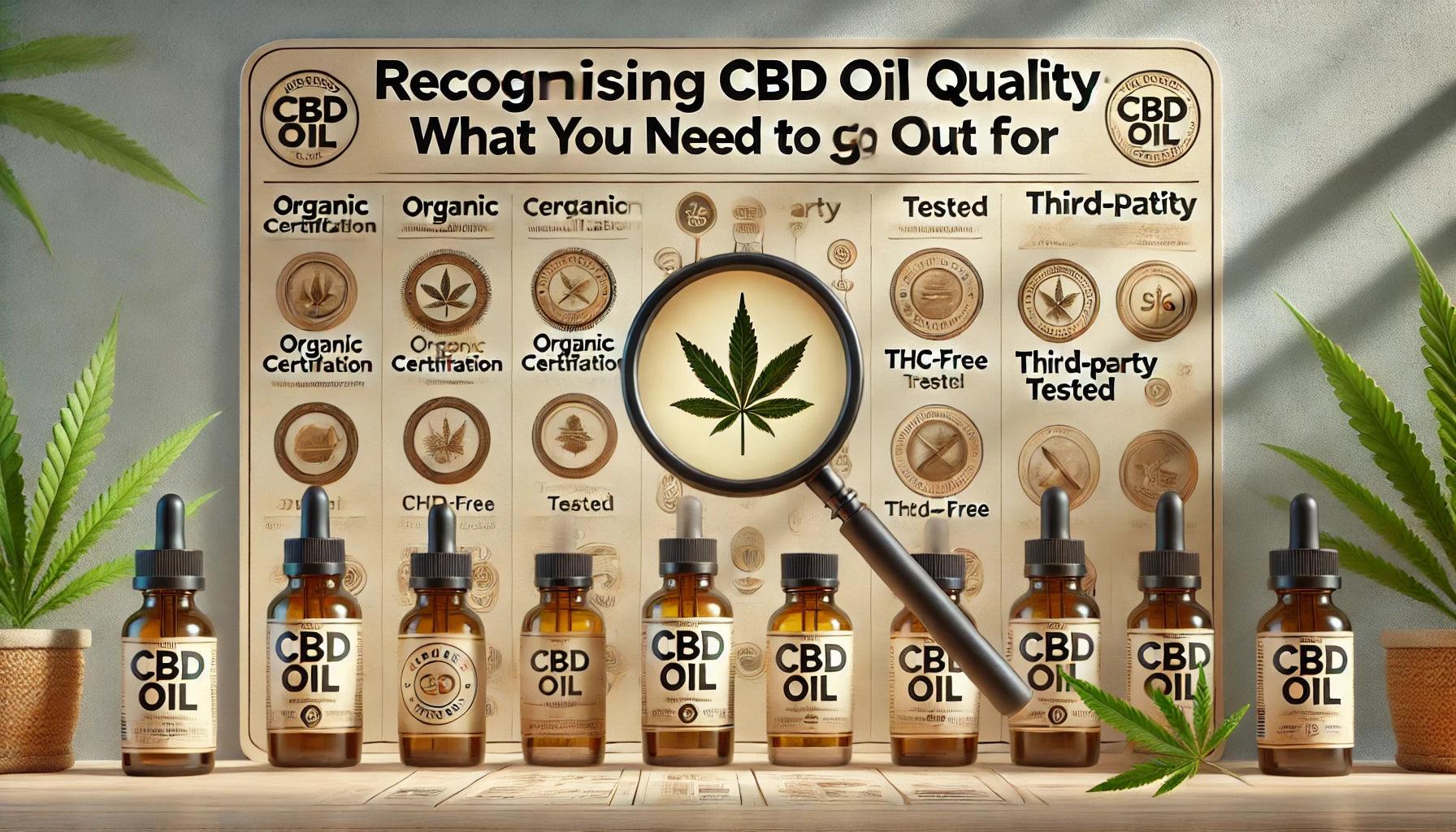 CBD Öl Qualität erkennen: Worauf du achten musst