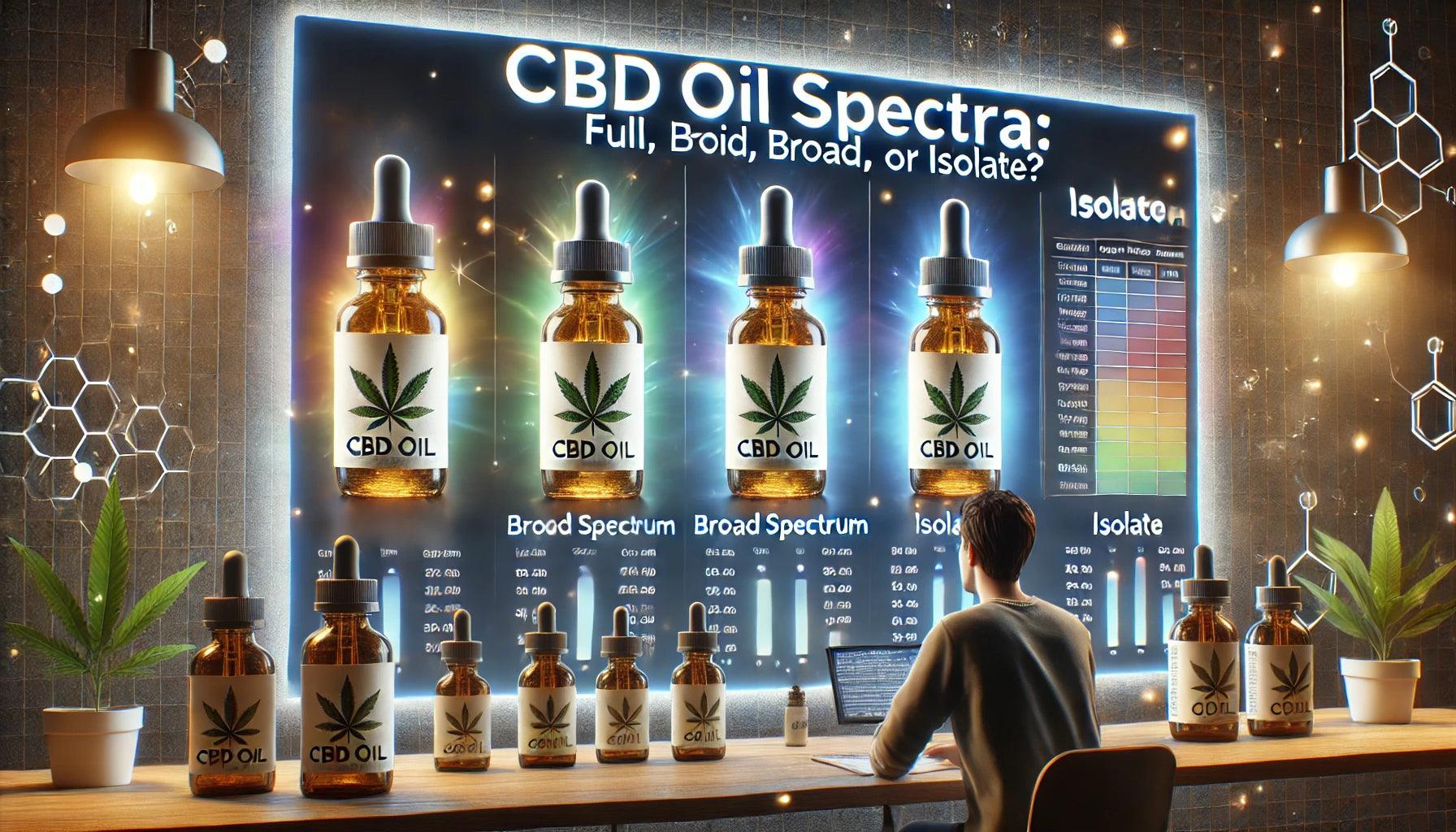 CBD Öl Spektren: Voll, Breit oder Isolat?