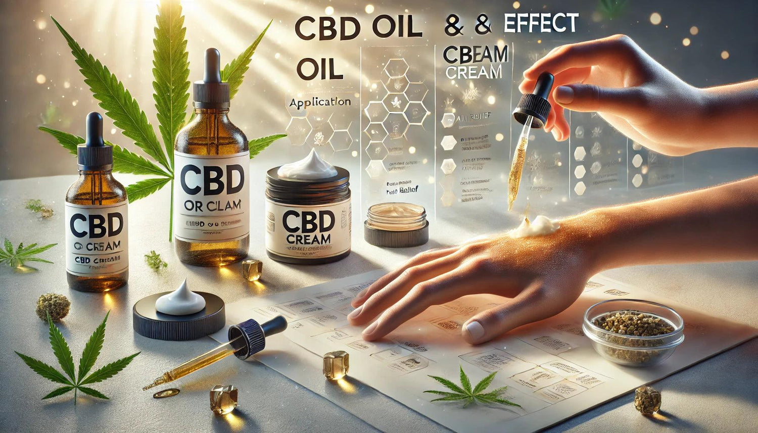 CBD Öl oder Creme? Anwendung & Wirkung