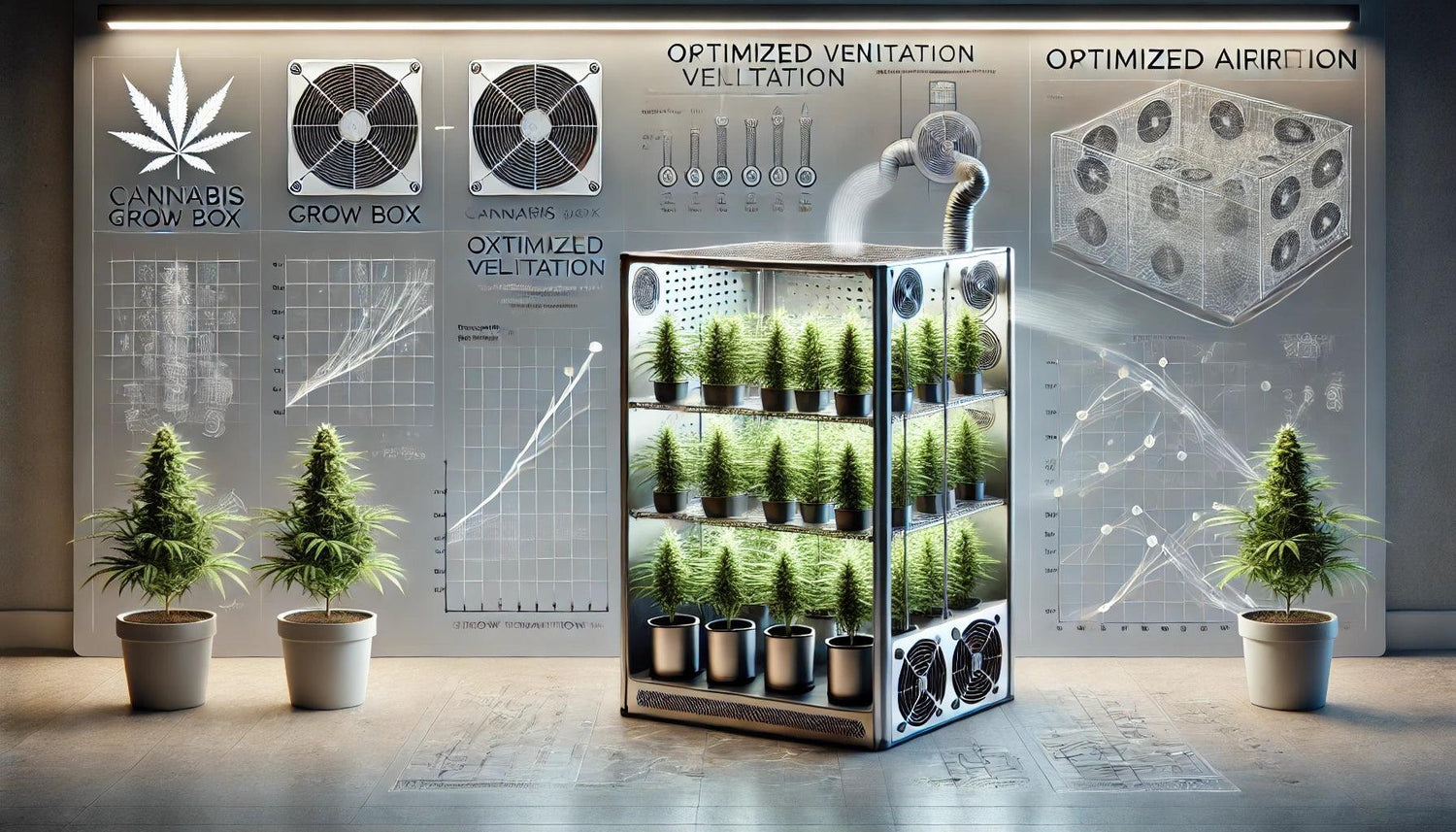 Cannabis Growbox: Belüftung optimieren