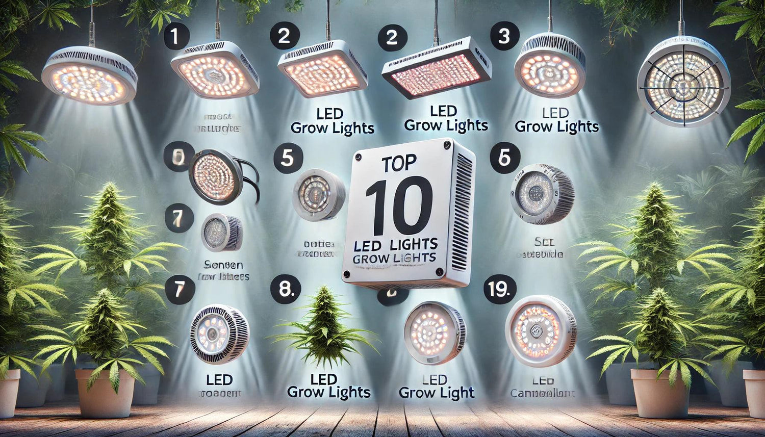 Top 10 LED Systeme für Cannabis Growboxen