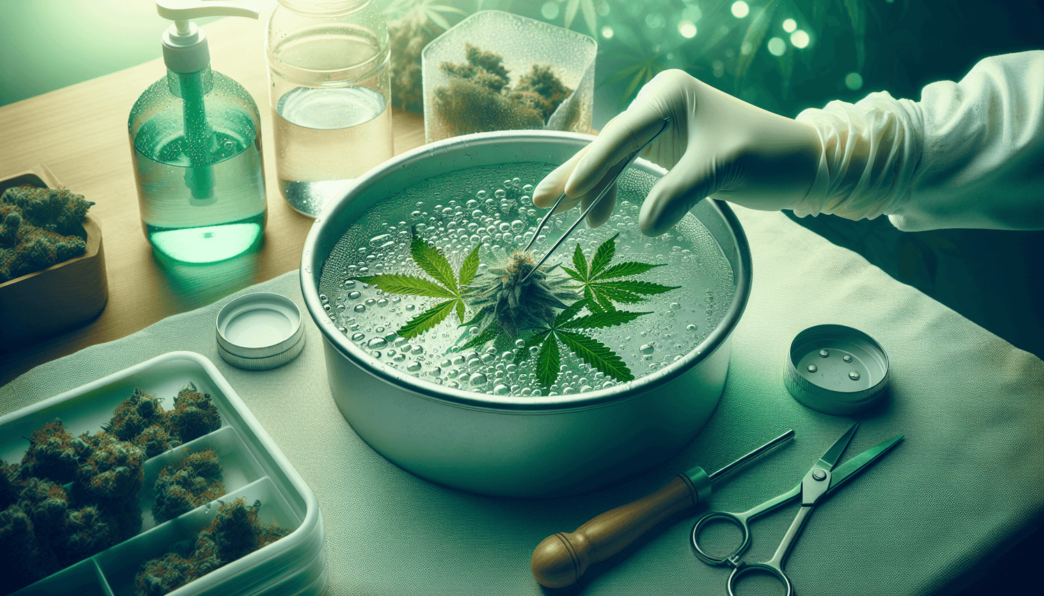 Cannabis Water Curing Technik: Sanfte Veredelung