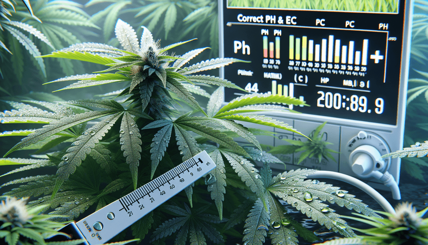 Cannabis pH EC Wert einstellen: Optimale Nährstoffaufnahme