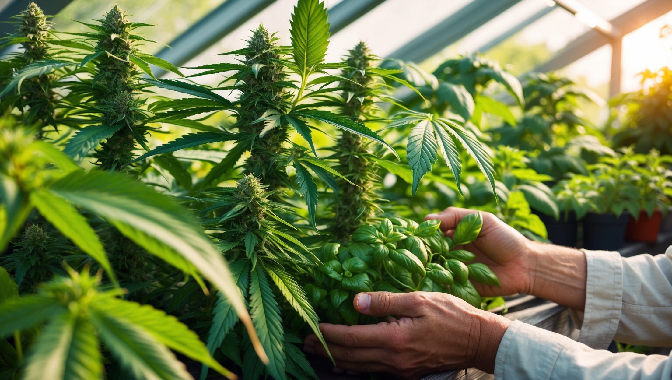 Cannabis und Basilikum anbauen