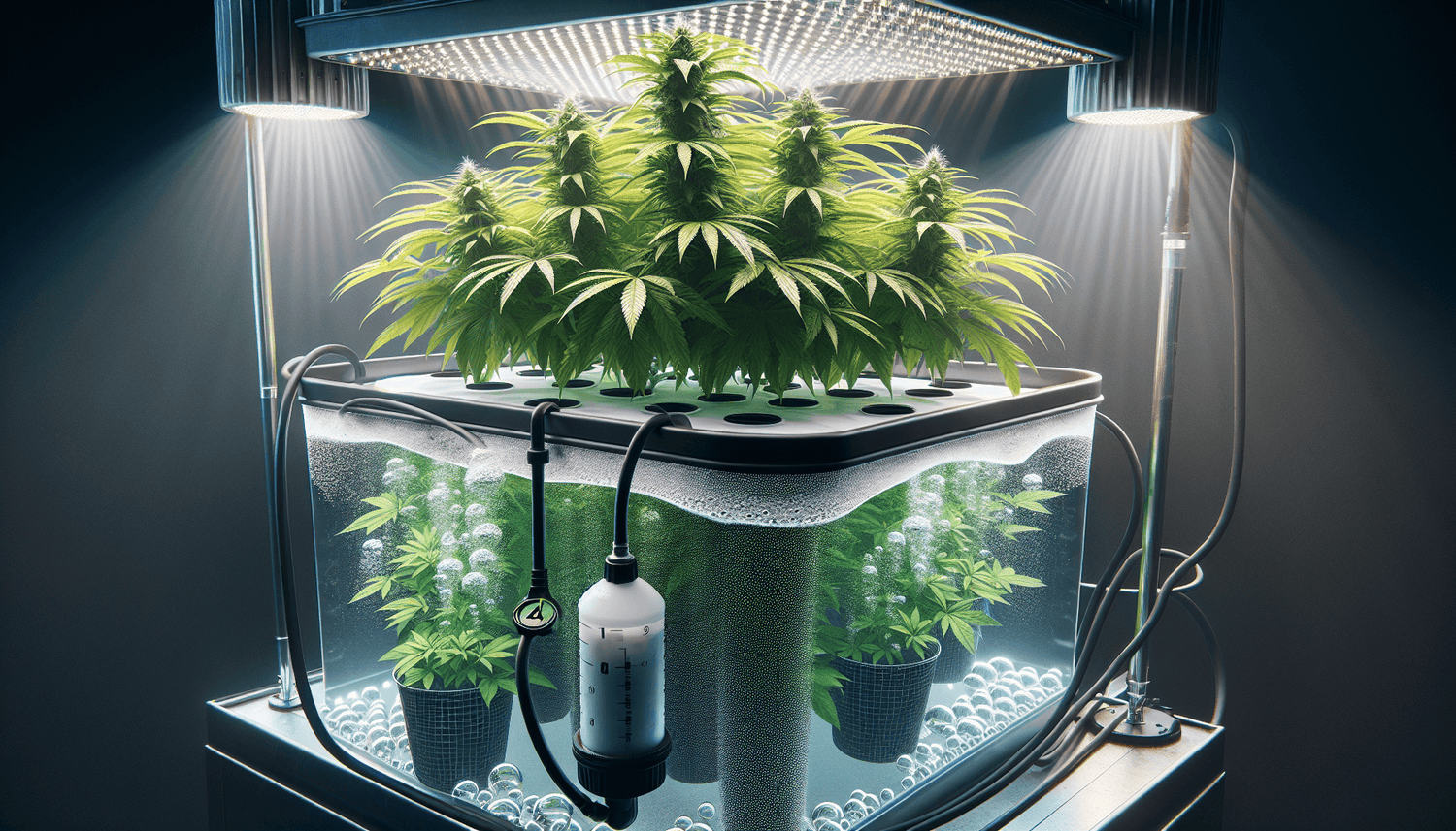 Cannabis DWC Anbau: Maximale Erträge durch Deep Water Culture