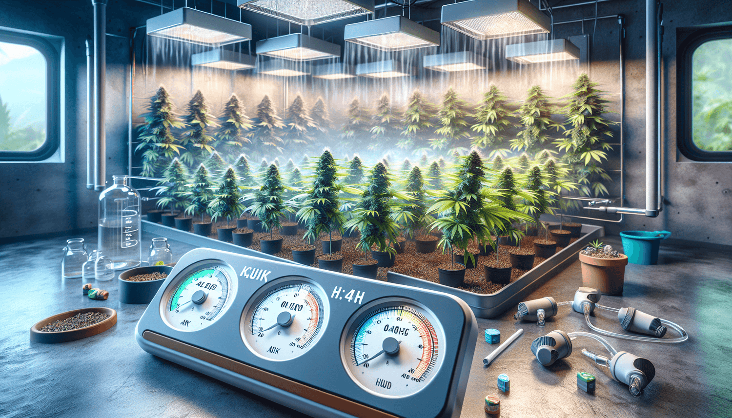 Cannabis Luftfeuchtigkeit Indoor: Perfektes Klima