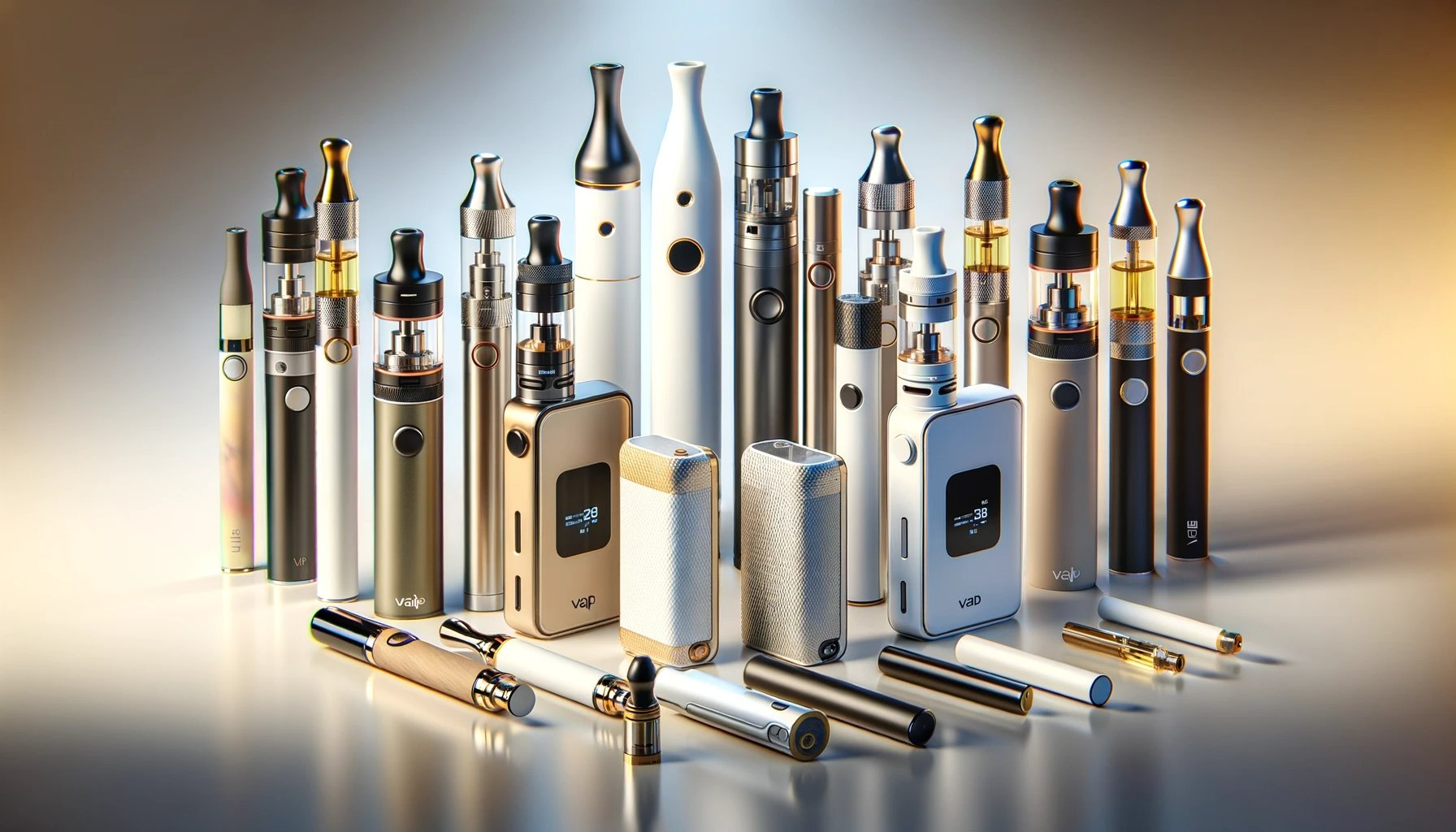 Verschiedene E-Zigaretten Modelle