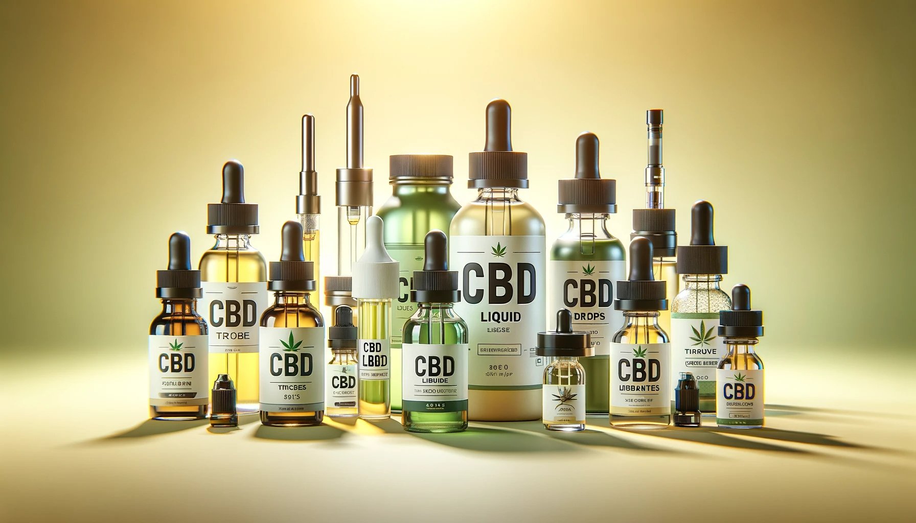 CBD Liquid in unterschiedlichen Groeßen